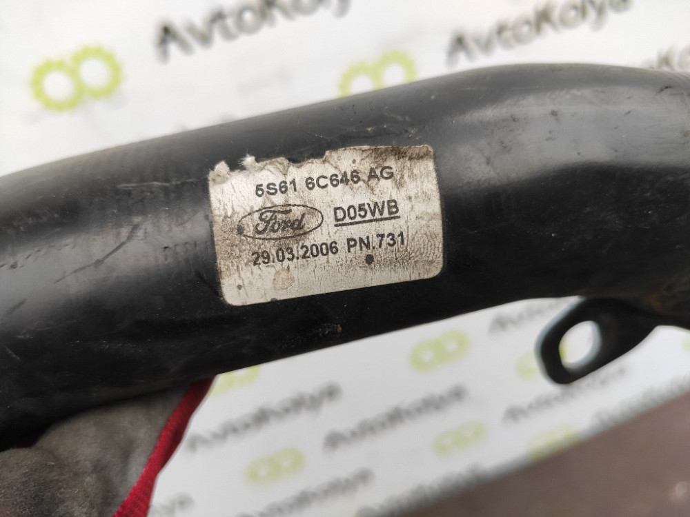 Патрубок інтеркулера Ford Fusion 1.6 tdci 2002-2012 (5S61-6C646-AG) Ковель - фото 2