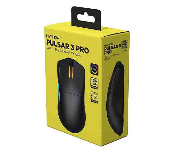 Миша бездротова Hator Pulsar 3 Pro Wireless Black (HTM640) ( Чорний ) Харьков