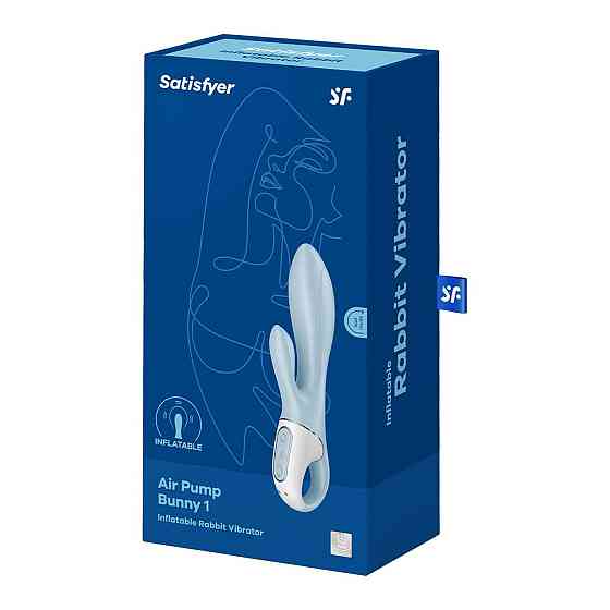 Вібратор-кролик надувний Satisfyer Air Pump Bunny 1 Sex Aura Київ