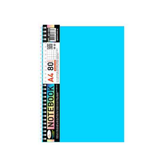 Блокнот А4 АП-1502(Light Blue) 80 аркушів, пружина збоку Вінниця