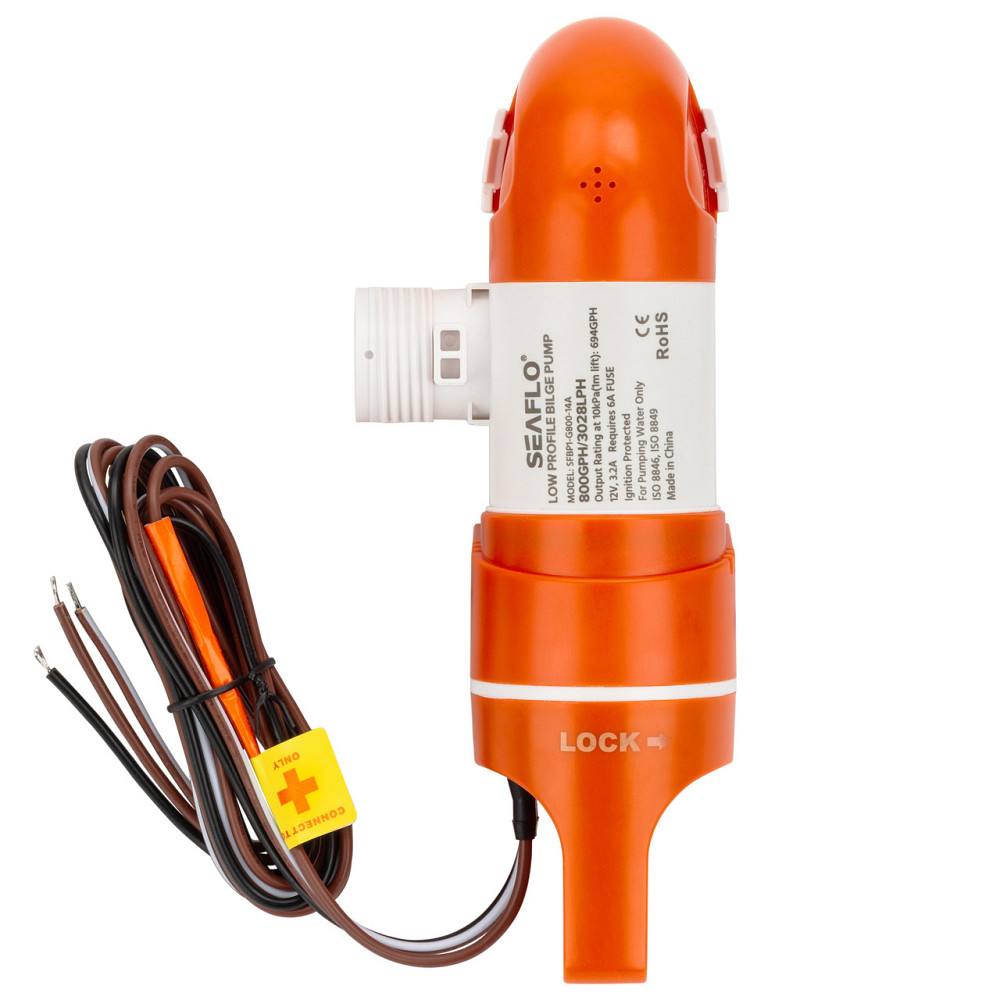 Автоматична помпа низького профілю SeaFlo 800 SFBP1-G800-14A Київ - фото 2