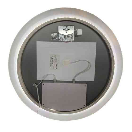 Зеркало Zerix Solo MC02-80 с LED Touch, Anti-fog, диммером, регулятором яркости (ZX6066) Киев