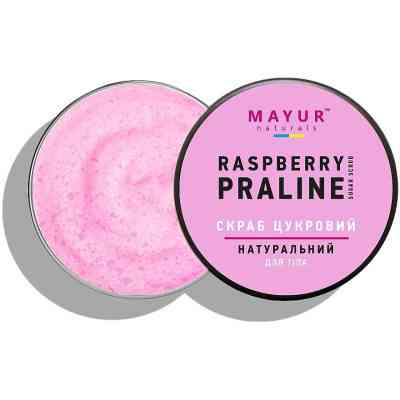 Скраб для тіла Mayur Цукровий Малинове праліне 250 мл (4820230953800) Вінниця
