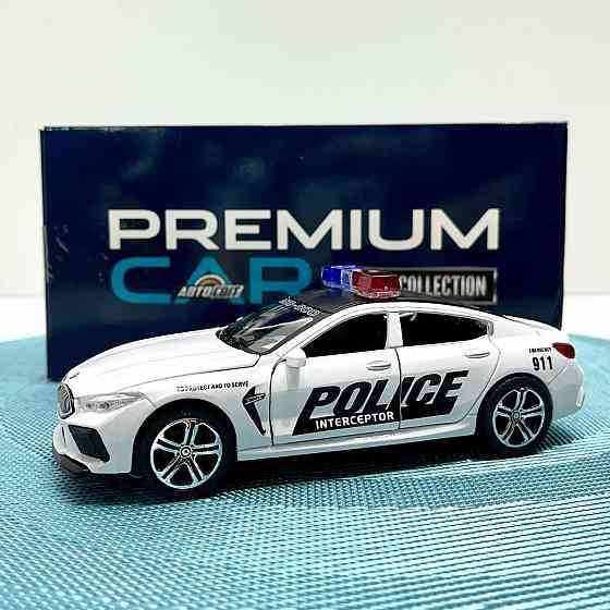 Машина Автосвіт BMW M8 інерційна відчиняються двері 16 см Біла (AP-1958) Чернігів