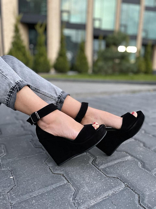 Nivelle Босоніжки жіночі NIVELLE 1889/C-818 чорні (літо, замша натуральна) (3398) Коломыя - изображение 4