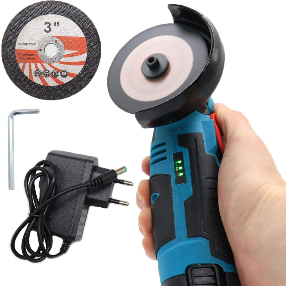 Акумуляторна болгарка + акумулятор 12V,диск 75мм в кейсі SBR Київ - фото 1