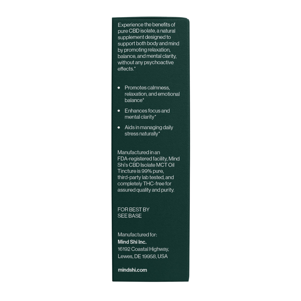 Канабідіол CBD Mind Shi CBD Oil Isolate 1000 mg 10 ml апельсин Київ - фото 8