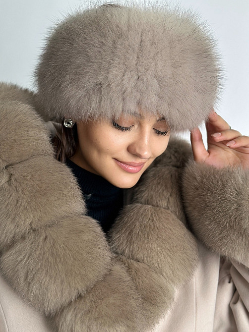 Меховая повязка на голову женская Світлий соболь Харьков - изображение 7