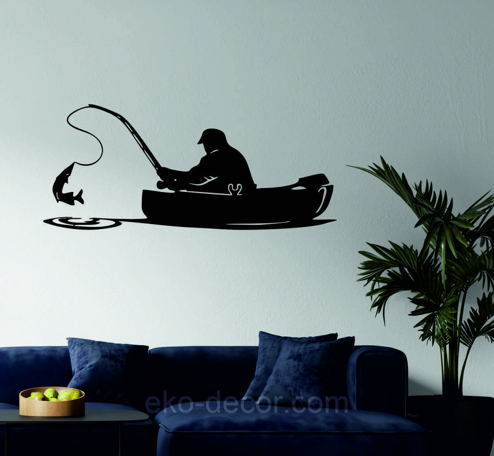 Декоративне настінне Панно «Рибак», Декор на стіну Київ - фото 4