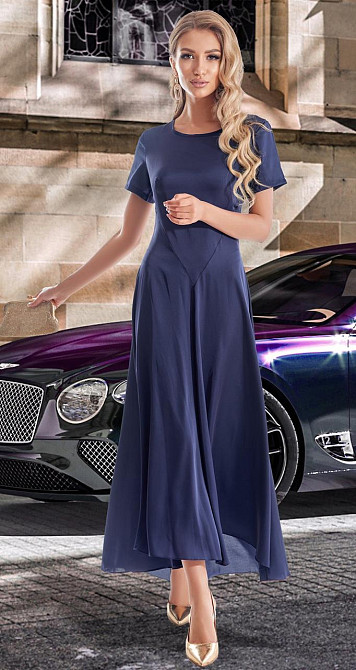 Изящное шелковое платье Киев - изображение 1