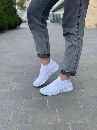 Fashion Жіночі сліпони білі FASHION 300-15 весна-літо / Зручні мокасини сітка літні р. 38-41 Коломия