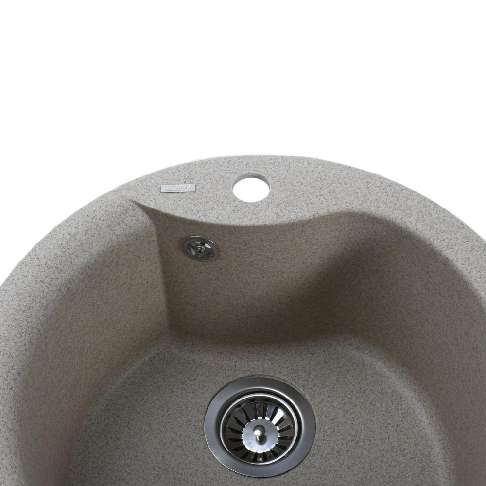 Гранітна мийка Globus Lux ORTA мигдаль 485 мм-А0008 Київ - фото 3