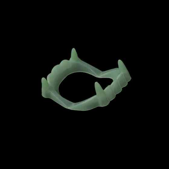 Зубы вампира для детей 4 на 5 см салатовый Киев