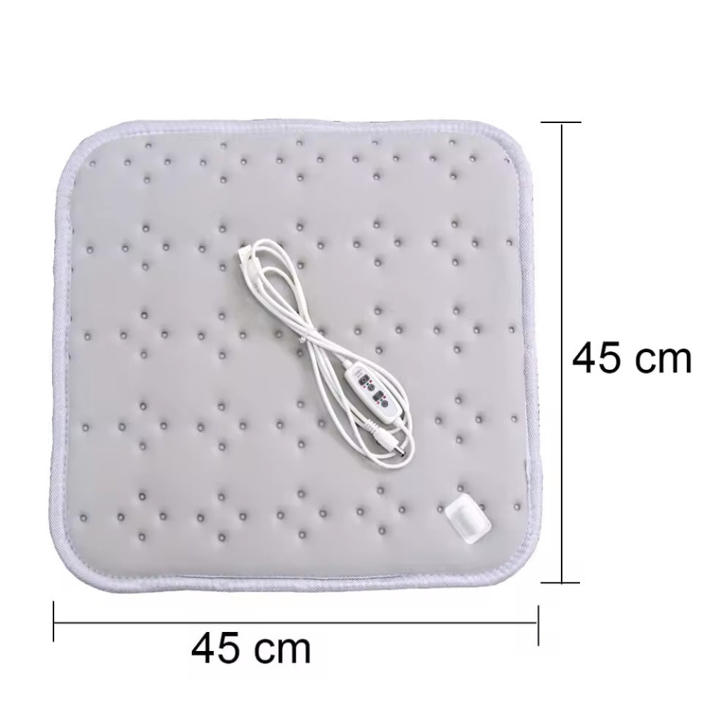 Usb подушка с подогревом на стуло или кресло в автомобиль 3 режима 45см с таймером отключения Винница - изображение 6