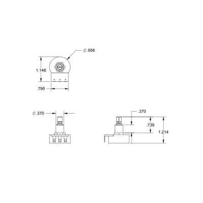Потенциометр для гитары Seymour Duncan SDP-500 (209908) Винница