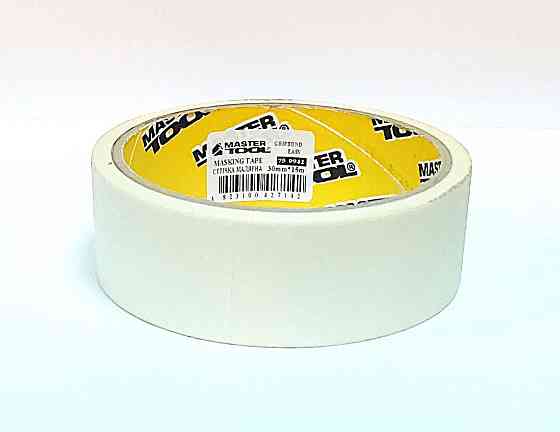 MASTERTOOL Стрічка малярна універсальна MASTERTOOL GripBond Easy 30 мм×15 м біла 79-9942 Коломия