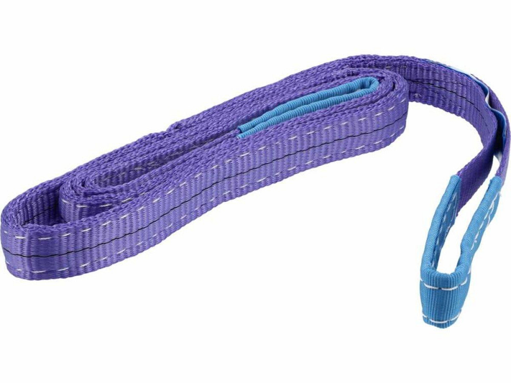 Строп пасовий з поліестеру VOREL 2 петлі по 20 см, заг. l= 2 м, шир.-30 мм, макс. навантаж- 1 т [60] Одесса - изображение 1