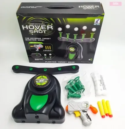 Воздушный тир детский игровой набор Hover Shot Стрельба по парящим шарикам летающие мишени Коломыя