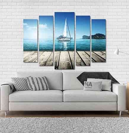 Модульная картина Яхта Море Art-66_5 Киев