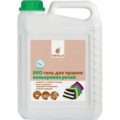 Гель для стирки Tortilla Эко Для стирки цветных вещей 5 л (4820178060226) Винница - изображение 1