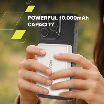 Батарея универсальная Canyon 10000mAh OnPower 511 PD20W Magnetic wireless MagSafe Grey (CNS-CPB511G) Винница - изображение 4