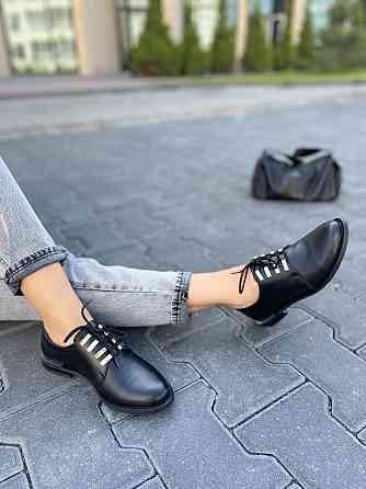 MILLI GOLD Туфлі жіночі MILLI GOLD 385-1605 чорні (весна-осінь, шкіра натуральна) (2691) Коломыя