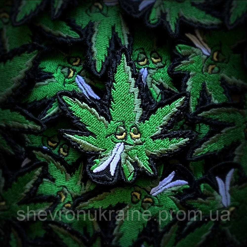 Шеврон ТРАВКА (Форма контурная. На липучке) Размер 7x7см Киев - изображение 1