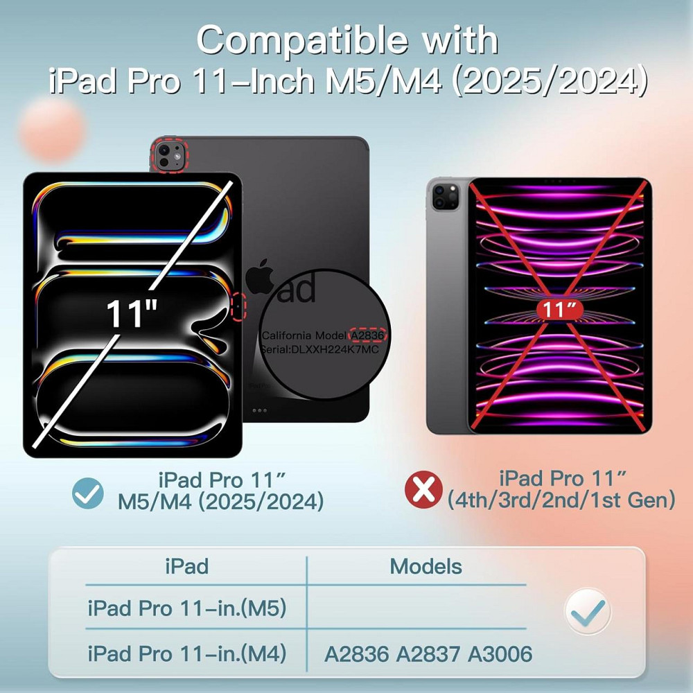 Чохол JETech для iPad Pro 11-Inch M5/M4 2025/2024 (6th/5th Generation) Днепр - изображение 6