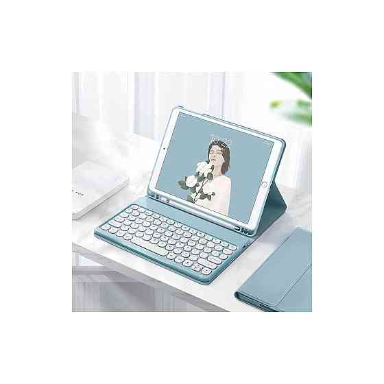 Чохол-клавіатура для Galaxy Tab S10 Plus/S9 FE Plus/S9 Plus/S8 Plus/S7 Plus/S7 FE М'ятний QWERTY знімна магнітна тримач S Pen Київ