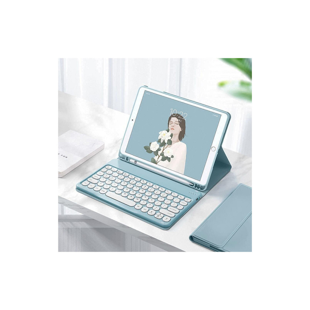 Чохол-клавіатура для Galaxy Tab S10 Plus/S9 FE Plus/S9 Plus/S8 Plus/S7 Plus/S7 FE М'ятний QWERTY знімна магнітна тримач S Pen Київ - фото 5