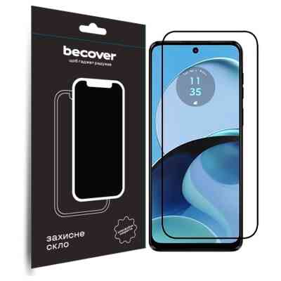 Скло захисне BeCover Motorola Moto G14 Black (709935) Вінниця