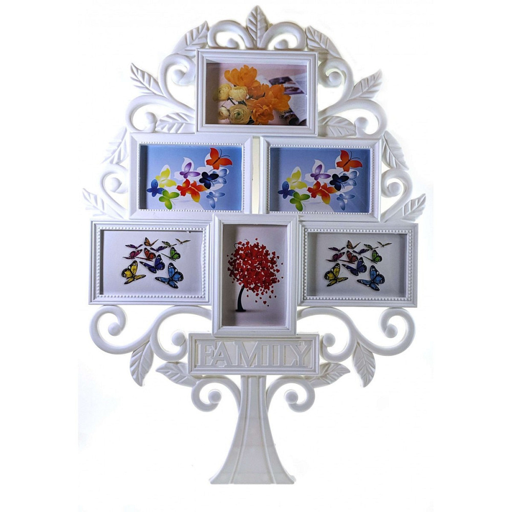Фоторамка белая для 6 фото Семейное дерево Киев - изображение 1