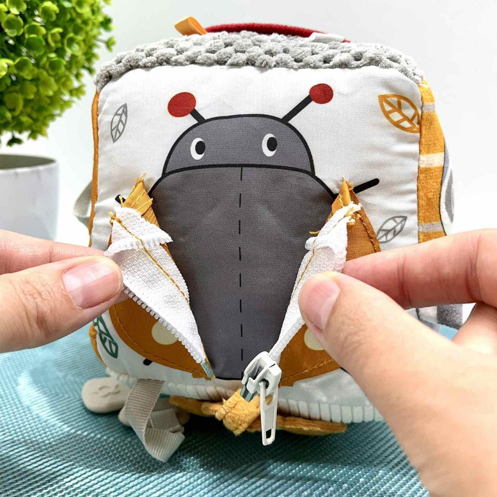 Брязкальце Limo Toy Бізикуб плюшеве (9393A) Чернігів - фото 2