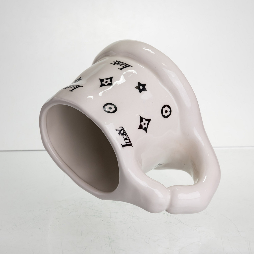 Чашка фарфоровая 500 (мл) оригинальная кружка на подарок чашка для чая и кофе Черный FM-11A SBR Киев - изображение 5