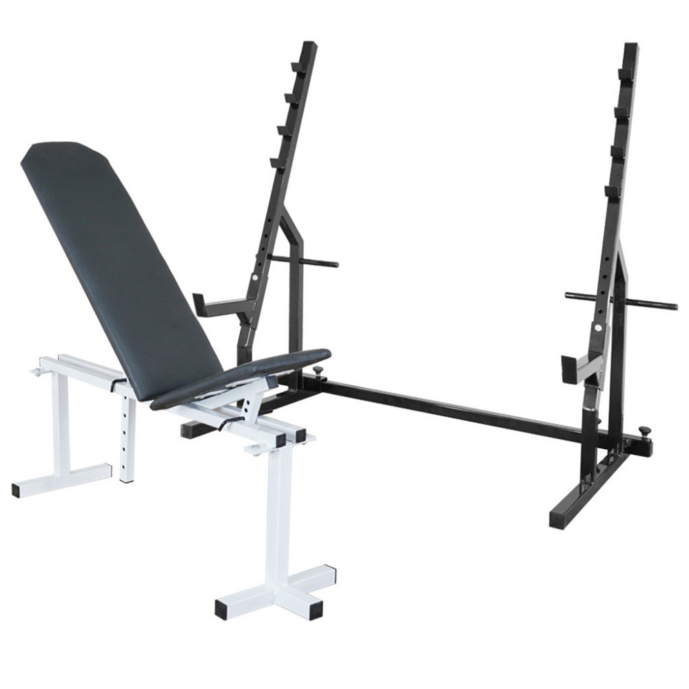 Скамья для жима регулируемая (до 200 кг) + стойки со страховкой (до 200 кг) Киев - изображение 1