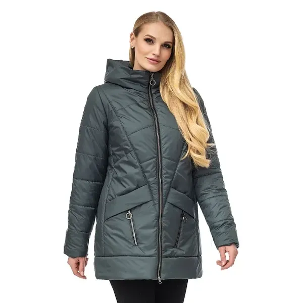 Жіноча подовжена демісезонна курточка куртка. Весна-осінь.  48-58р. Київ - фото 4