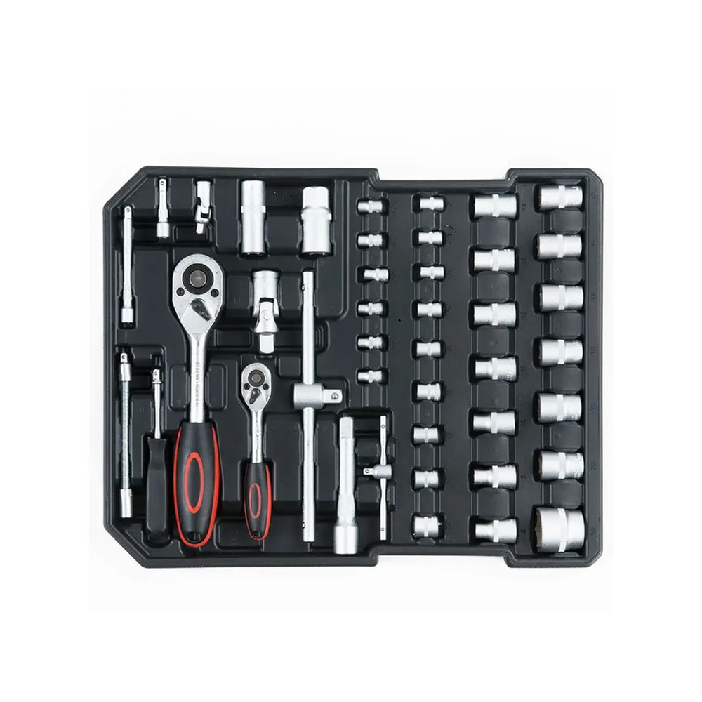 Набір автоінструменту у візку на 408 предметів / Набір інструменту для авто / Набір головок з тріскачкою Київ - фото 8