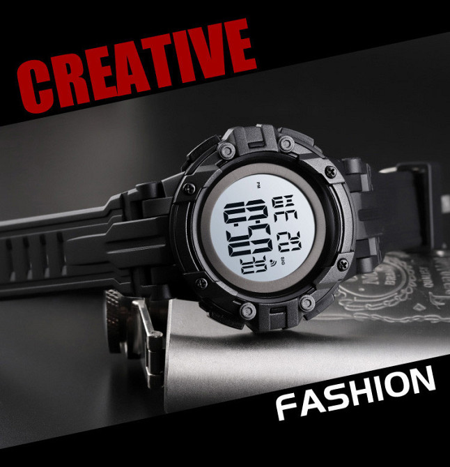 Чоловічий наручний годинник Skmei 1545 циферблат Білий Вінниця - фото 4