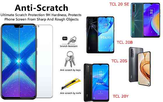 Защитное стекло NeoGlass для TCL 20 SE, TCL 20B, TCL 20S, TCL 20Y – ультрапрозрачное и устойчивое Киев