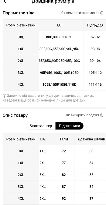 Раздельный купальник больших размеров женский черно-красный 3XL Киев - изображение 2