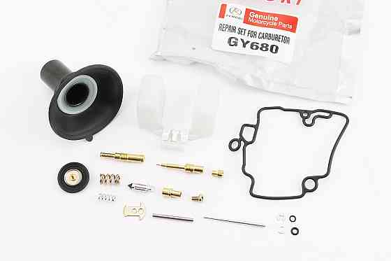 Ремонтний к-кт карбюратора 50-80cc, 15 деталей + мембрана 18мм, від 5шт -10% Київ