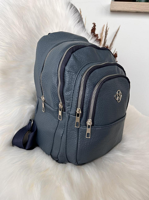 Рюкзак класический синий молодежный женский подростковый Киев - изображение 3