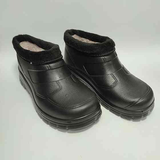 Калоші чоловічі Dreamstan ГП12 хутро чорні Харків