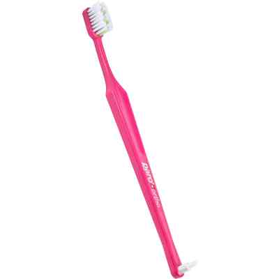 Зубна щітка Paro Swiss Ortho Brush Ортодонтична з монопучковою насадкою М'яка Рожева (7.747/5) Вінниця