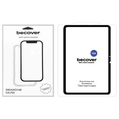 Стекло защитное BeCover 10D Xiaomi Mi Pad 6 / 6 Pro 11" Black (710587) Винница