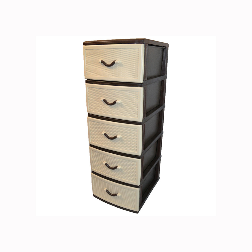 Комод пластиковий Style (Стиль) 5 ящиків 48х38х109 Одеса - фото 1