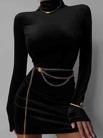 Жіноча стильна приваблива мініплаття з королівського оксамиту 46/48 Одеса