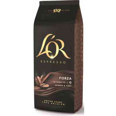 Кофе L'OR Espresso Forza 100% Арабика в зернах 1 кг (8711000400760) Винница