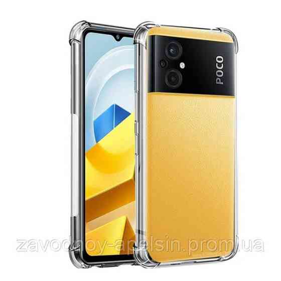 Xiaomi Poco M5 Прозорий чохол (Захист камери + кути) Одеса