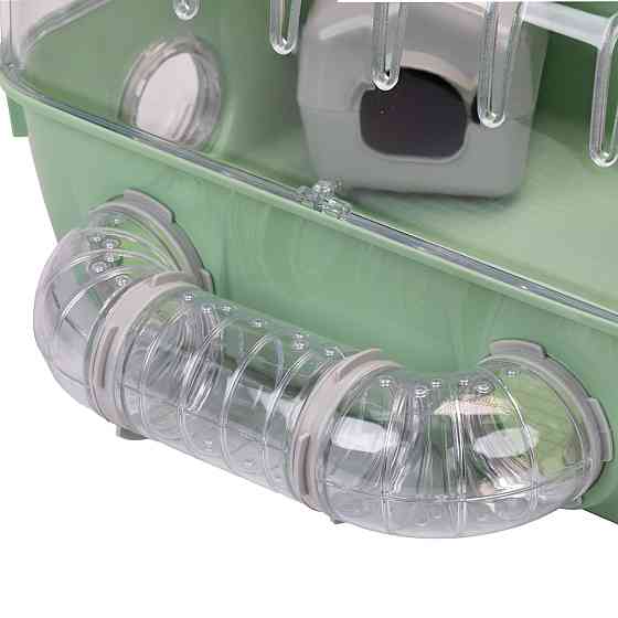 Клетка для хомяков и грызунов с игровыми тоннелями Ferplast Combi 1 (Ферпласт Комби 1) Зеленый Запорожье